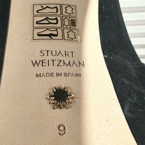 🌹STUART WEITZMAN🌹 Skyhigh Black Platform Booties Size: 9 - Picture 13 of 14